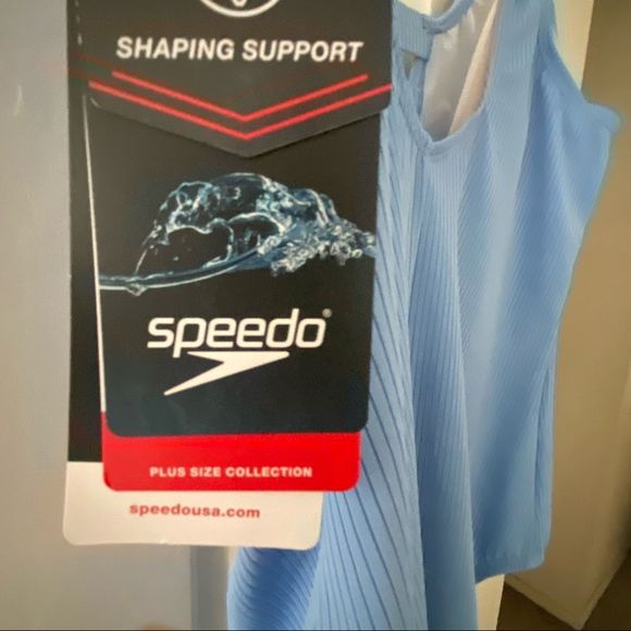 🆕 SPEEDO WOMEN'S ONE PIECE. plus size collection. Size 18. NWT. #0173 - Picture 4 of 8